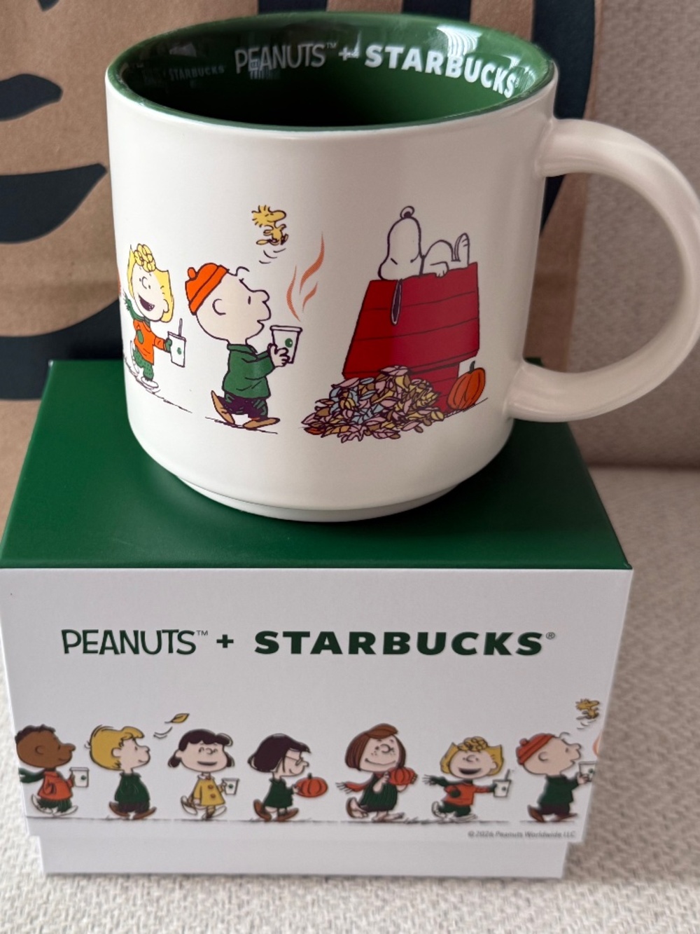 New Peanuts Snoopy Starbucks Collaboration Coffee Mug